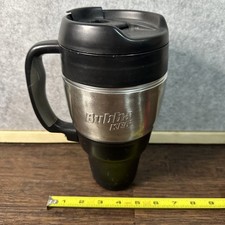 Black Bubba Keg 34 oz Travel Mug Stainless Steel Insulated Handle Flip Lid picture