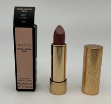 GUCCI Rouge A Levres Satin Mary Mauve 219 Lipstick Lip Colour 0.12 oz New W/BOX picture