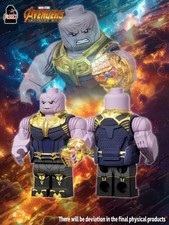 Thanos Custom Minifig Lego Brick Marvel Avengers Endgame Red Jaka Jin Abnormal  picture