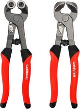 Goldblatt 2 PCS Glass Tile Nippers Set Heavy Duty Carbon Steel Excellent Crafted picture