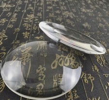 120mm Large Plano Convex Lens ​Oprical Glass Plane Magnifier Glass Lens picture