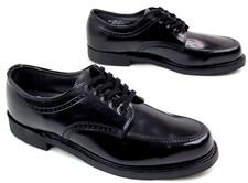 Vintage Knapp Work Shoes Mens 11.5 A Narrow Black Leather Derby USA Made New NOS picture