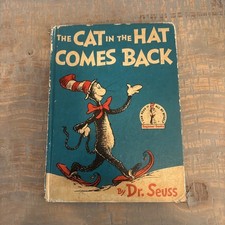 Rare Vintage 1958 Dr Seuss The Cat in the Hat Comes Back 1st Edition Book HC picture