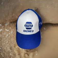 NWOT NAPA Racing Auto Parts Chase Elliott # 9 Adj Cap Men OSFA Blue & White picture