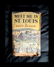 Meet Me in St. Louis by Sally Benson Vintage 1st Printing 1942 HCDJ Antique picture