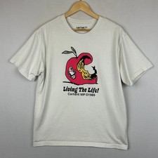 Carhartt WIP Work in Progress Apple Shadow Script T-Shirt Short Sleeve Men's L picture