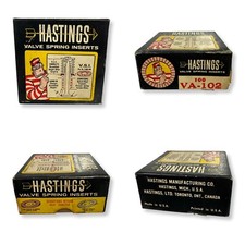 Hastings Valve Spring Inserts *Box Only* VA-102 Tough Guy Mascot Vintage VGUC picture