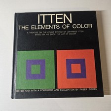 Johannes Itten: The Elements of Color 1970 HC VERY GOOD picture