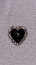 CHANEL 25A / B25A Coco Mark Heart Brooch, 25B Collection, (new W/O tag) picture