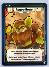 Rent-a-Brute | Neopets Battledome Tcg War for the Obelisk #145 Non-Foil picture