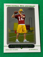 2005 AARON RODGERS Topps Chrome Rookie Card RC #190 Packers HOF - Sharp Card picture