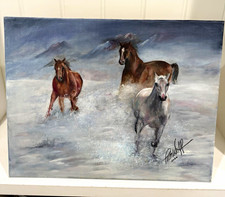 Beautiful original painting by a Texas artist Pam Wolff, signed and dated 2020.  picture