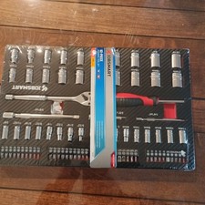 JobSmart 82-Piece Mechanic Tool Set SAE & Metric Sockets Ratchet Bits NEW Sealed picture