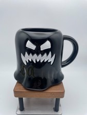 Boo Black Ghost Figural Scare Halloween Mug 18oz Haunted Homeware Killstar C23 picture