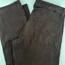 AG Adriano Goldschmied The Graduate Men Jeans Brown *32x34* Cotton Stretch picture