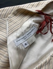 Authentic Carolina Herrera Sz 6 (fits like sz 2) Vintage Cocktail Backless Dress picture