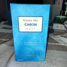 Eaux De Caron Paris Pure 3.3 Fluid Oz Vintage New Open Box   picture