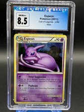 2011 POKEMON CALL OF LEGENDS ESPEON #4 HOLO Graded CGC 8.5 picture