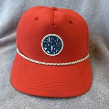 Swannies Celebrate Pars Rope Golf Hat Mens Adjustable Red Snapback Cap picture