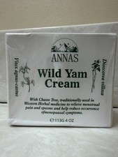 ANNAS Wild Yam Chaste Tree Aloe Vera Vitamin E Cream Menstrual Relief 113g 4oz picture