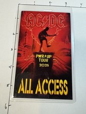 AC/DC Commemorative PWR/UP Tour 2025 All Access Backstage Pass, And Lanyard picture