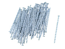 Sandbaggy 6 inch Galvanized Artificial Turf Nails - Spiral Landscape Spikes picture