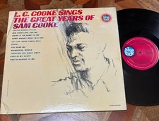 L.C. COOKE SINGS THE GREAT YEARS OF SAM COOKE LP RARE NM WAX IN SHRINK picture