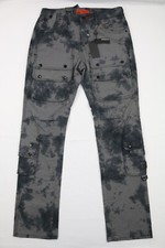 Rare Element Charcoal Cargo Pants Size 32X34 Stretch Charcoal Semi Stacked Camo picture