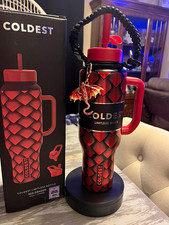 Coldest 🚨RARE SOLD OUT 🚨46oz “Red Dragon” w/Custom Boot & Dragon Charm picture