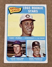 Tony Perez Ricketts Collins - 1965 Topps Baseball #581 Rookie Stars RC picture