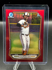 2026 Topps Bowman Chrome Andri Hidalgo RC BCP-249 Orioles Red Refractor /5 picture