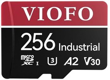 VIOFO 256GB Industrial Grade U3 A2 V30 High Speed Memory microSD Card with Ad... picture