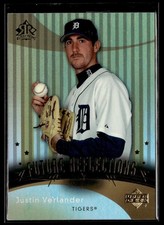 2005 Upper Deck Reflections Justin Verlander RC Detroit Tigers #241 picture
