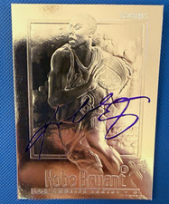 SkyBox 1996-97 E-X2000 Kobe Bryant Lakers Auto 23 Karat Gold Serial #27055 picture