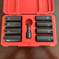TEKTON 1/2 Inch Drive Impact Lug Nut Socket Set (9-Piece) | SID92415 picture