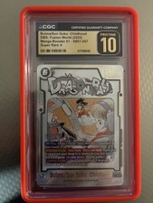 Bandai 2025 DBS Fusion World Bulma/Son Goku: Childhood SB01-057 CGC 10 picture