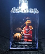 Basketball Toy Collectible Michael Jordan #23 Bulls Acrylic Box w/ Light Lego picture