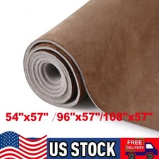 Automotive Suede Headliner Fabric with Foam Backing Car DIY Replacement Brown picture