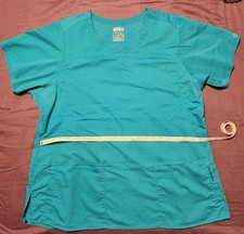 Wonder Wink Pro Scrub Top Womens Green V Neck Short Sleeve picture