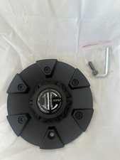 2 Crave Alloys II DC Black Wheel Center Cap C622801CAP with Installation Screw picture