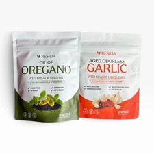 Resilia Oil of Oregano & Aged Odorless Garlic 6000mg with Black Seed Oil Softgel picture