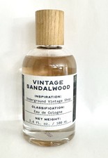 Men Tru Fragrance Vintage Sandalwood EDC Eau De Cologne 3.4 Fl. Oz 100 NWOB picture