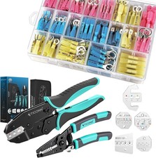 250PCS Heat Shrink Wire Connectors, Crimping Tool picture
