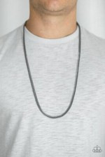 Paparazzi Killer Crossover Black Urban Necklace picture