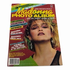 Madonna Magazine Super Teen Facts Pix Photo Album 1985 Cyndi Lauper Tina Turner picture