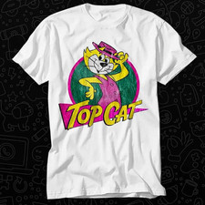 artwork Top Cat cartoon white T-shirt Unisex All sizes 23ELS023 picture