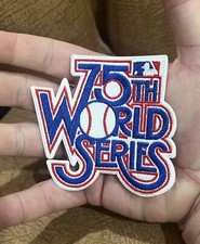 1978 World Series Logo 75th Jersey Official MLB Patch LA Dodgers NY Yankees picture