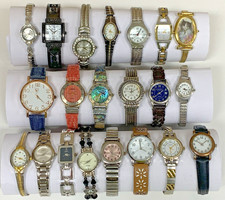 Vtg - Mod Fashion Watch Lot Unitron Geneva Vivani Fossil Anne Klein Avon & More picture