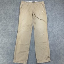 Chimala Pants Mens 34x31 Beige Chino Distressed Canvas Workwear Japan Casual picture