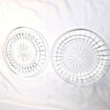 2 Waterford Crystal Glenmore Design 8-1/8